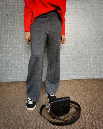 PANTALON GREENFIELD GRIS FONCE