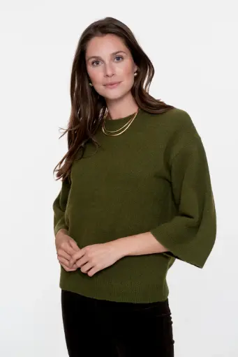 PULL MANCHE 3/4 FORET