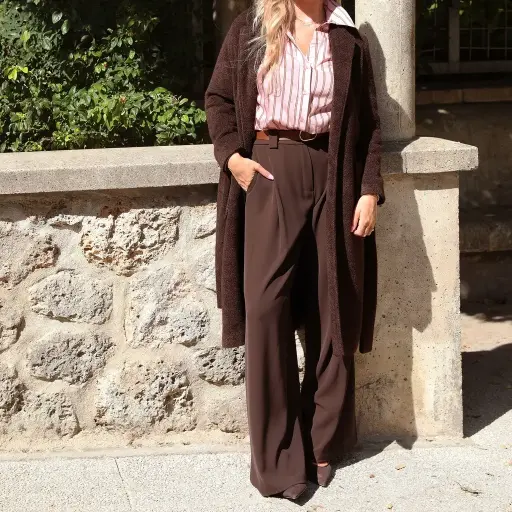 PANTALON CATANZARO CHOCOLAT