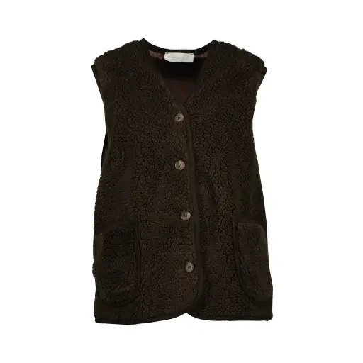 VESTE SANS MANCHES LINCOLN CHOCO