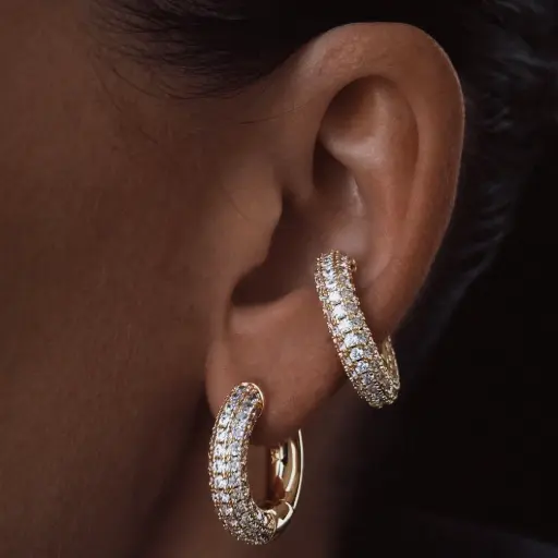 [billion avenue] BOUCLE CH DIAM KOS CUFF GD