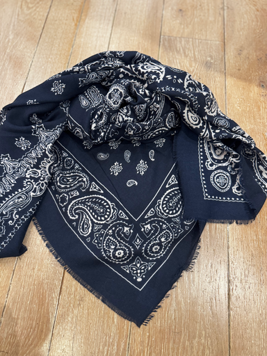 [dodi 25501] FOULARD print marine