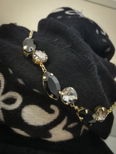 [23528] COLLIER BLACK DIAMOND