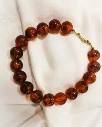 [25519] COLLIER TURTLE ACAJOU