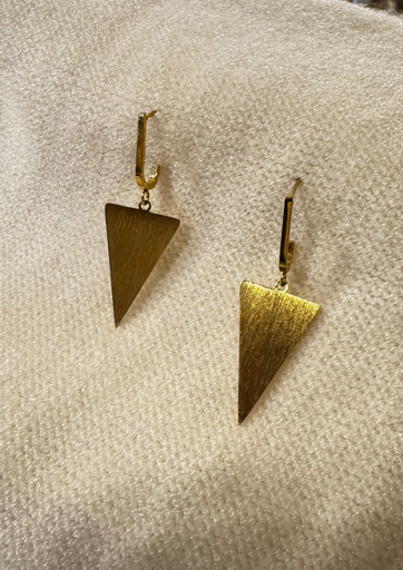 [24573] BO DODI TRIANGLE BRUSHED GOLD