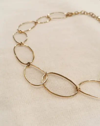 [24059] COLLIER GALET GOLD