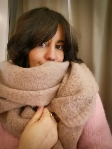 [20505] ECHARPE DODI BOIS ROSE 