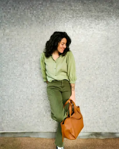 BLOUSE OLIVE DELAVEE