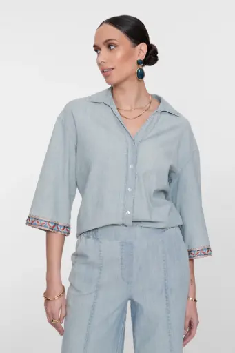 CHEMISE CHAMBRAY BLUE