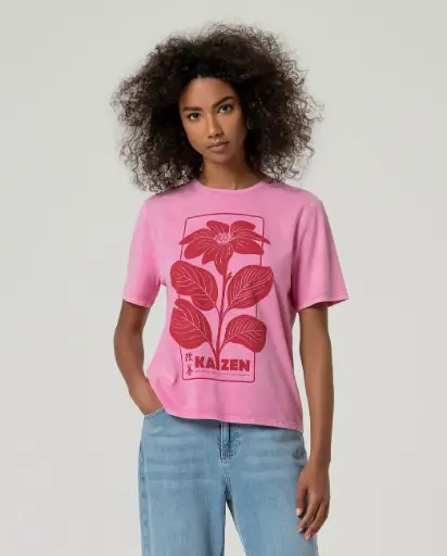 TEE-SHIRT POSI ROSA