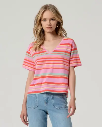 TEE-SHIRT RAYA ROSA