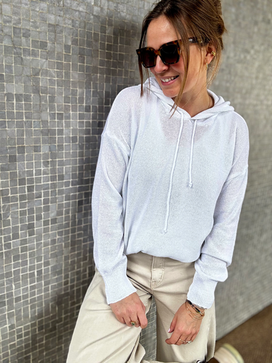 [M8208] PULL CAPUCHE ALEXANDRE BLANC