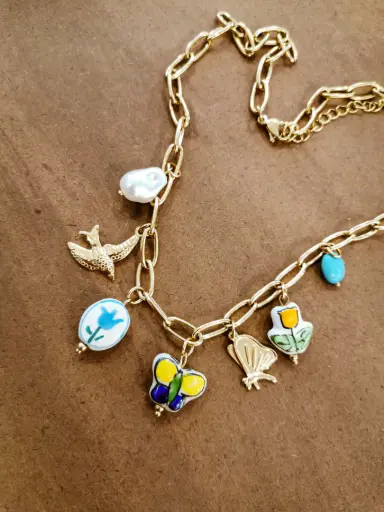 [B539M26058] COLLIER PAPILLON