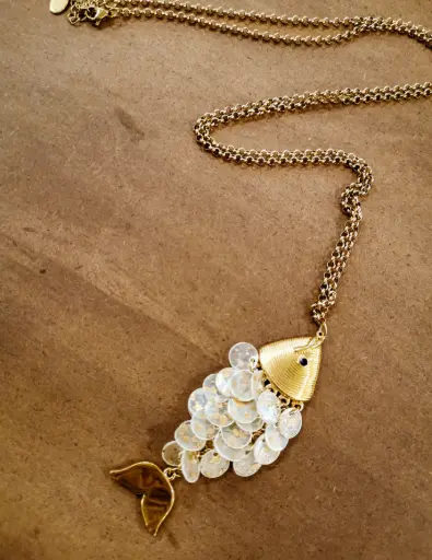 [2021M26022] COLLIER POISSON BEIGE