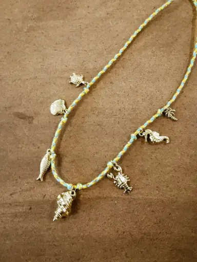 [B539M26039] COLLIER YELLOW SEA