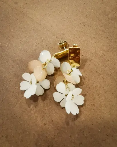 [316ST25003] BO WHITE FLOWERS