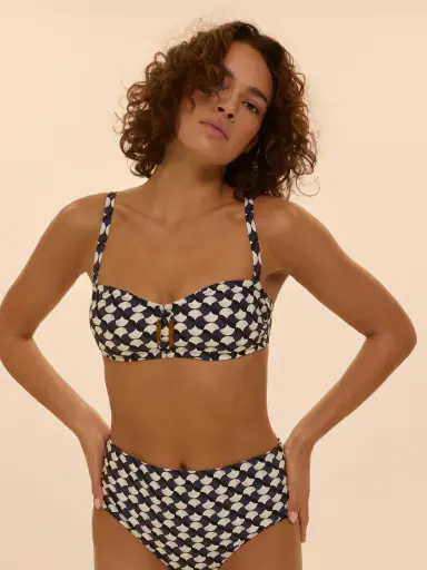 HAUT DE MAILLOT MAGNETIC BANDEAU MOTIF