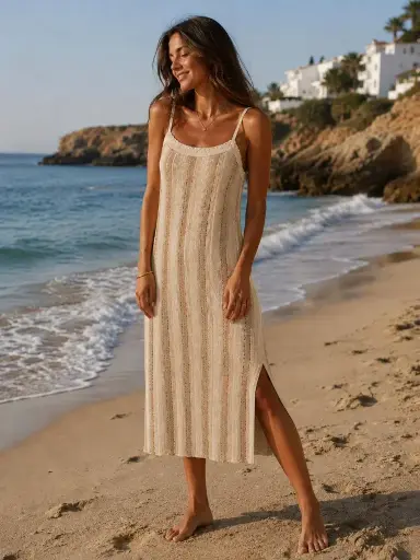 [MAELLONG] ROBE MAELLONG BEIGE