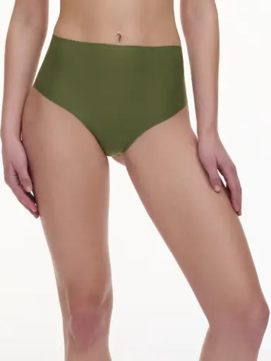 [C10690] STRING TAILLE HAUTE KAKI SOFTSTRETCH